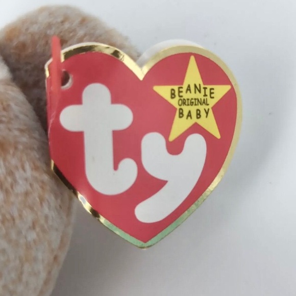 1999 Signature Bear, TY Beanie Babies, Embroidered Signature, Vintage, Y2K - Picture 6 of 9